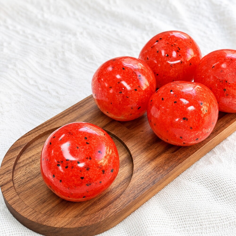 Sensory Toy Squishy Gel-Filled Stress Ball Red